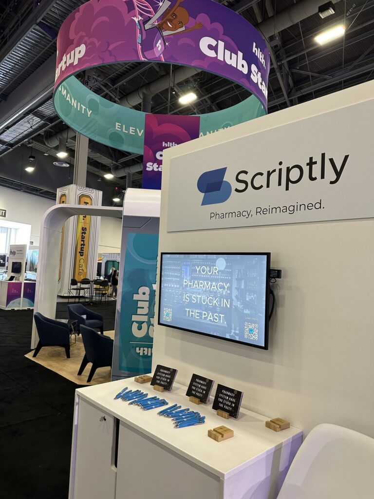 Scriptly's Booth at HLTH